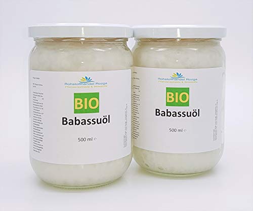 Preisvergleich Produktbild BIO Babassuöl kbA 1000ml 100% rein TOP Qualität
