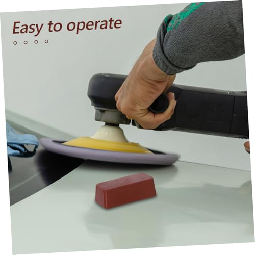 Pasta de pulido metálico 2 piezas para acero inoxidable miniatura 6