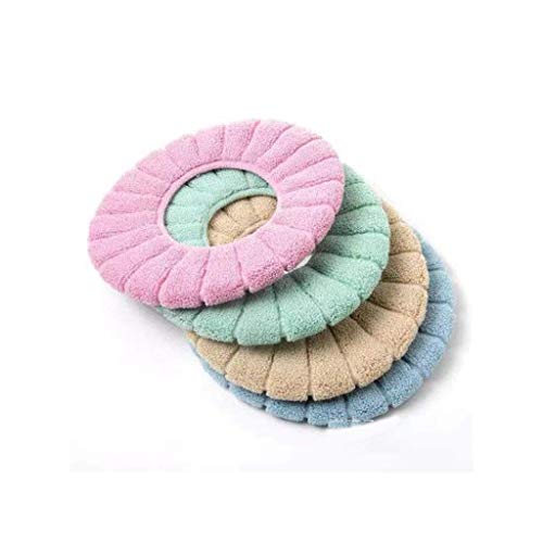 YLKCU Skandinavischer Toilettensitz, gestrickter O-Ring-Toilettenbezug, verdicktes Toilettensitzkissen (2 Stück) – Bild 7