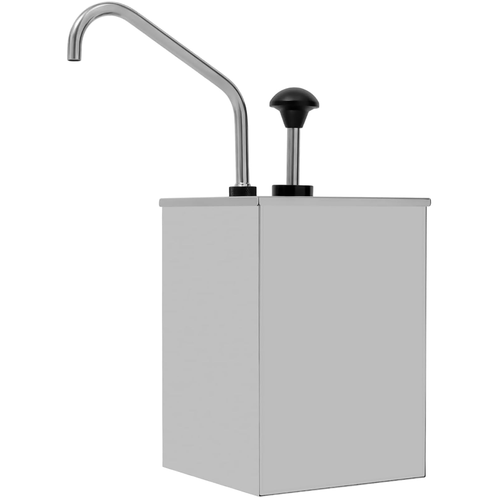 Bomba Dispensadora De Salsa De 3,6 L, Dispensador De Salsa Con Bomba De Acero Inoxidable, Con Tanques Extraíbles, El Cabezal Dispensador Puede Girar 360 Grados, Resorte Incorporado Y Alta Capac