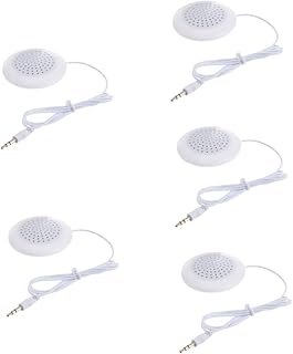 Generic 5Pcs Alto-Falante Wite Cama Alto-Falantes Laterais Portátil Doss Alto-Falante Mini Alto-Falante 35Mm Travesseiro Alto-Falante Travesseiro Alto-Falante Lateral Do Telefone Móvel