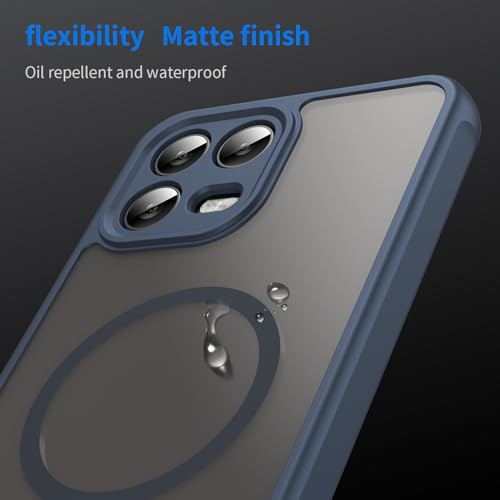 Image of Compatible with T-Mobile Revvl 8 Pro Case Cover,Compatible with MagSafe,Anti-Fall,Compatible with T-Mobile T Phone 3 Pro 5G Cell Protective Phone Case Blue