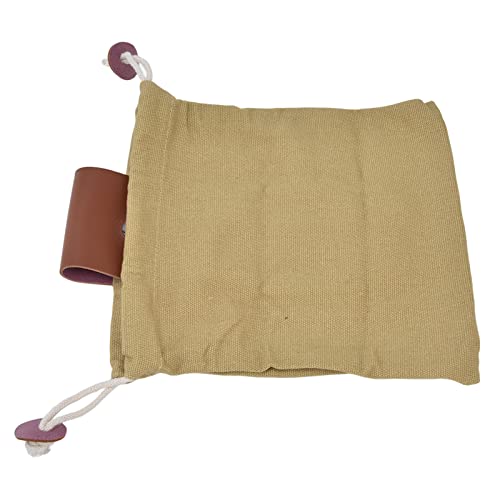 Tbest Bolsa de colheita de frutas cintura em L estilo PU dobrável Save Space Belt Bolsa de coleta de bolsa de armazenamento cáqui (cor cáqui estilo PU)