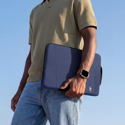Image of tomtoc Slim & 360 Protective Laptop Sleeve for 16-inch New MacBook Pro M5 Pro /Max A3428 A3429 (2026), M4 /M3 /M2 /M1 A3403 A3186 A2991 A2780, Water-Resistant Case Bag with CornerArmor, Fits Dell XPS 16