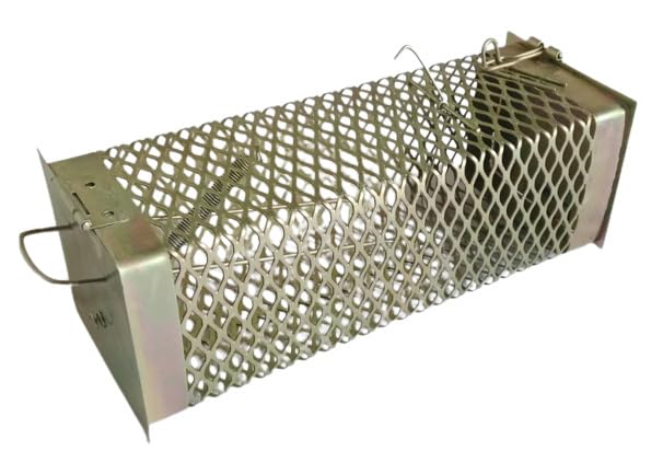 Mouse/Rat Trap cage/Big Iron Rat Trap for Catching Rats/Mouse Catcher Box/Chuha Pakadne ka Pinjara with Best Heavy Quality (Criss Cross Medium Size Rat Trap)-image-34
