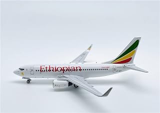 PandaModel Ethiopian Airlines for Boeing B737-700 ET-ALN 1/400 DIECAST Aircraft Pre-Built Model