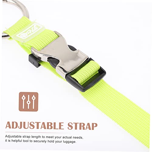 ABOOFAN 10 Pçs Amarelo Titular Cinto Extra Gripper Bagagem Alças Largas De Viagem Correia Um Add Car