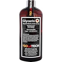 ISOLATECH Glycerin 99,5% 250ml Pharmaqualität made in Germany, gemessen 99,98% rein Pflanzlich, Glyzerin Glycerol flüssig transparent 250ml-Flasche (Inhalt 300g)