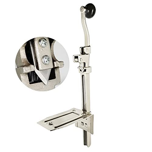 Boicafe Commercial Can Opener With 3 Blades, Manual Heavy Duty Can Opener, Industrial Can Openers With Steel Base Adjustable Height 11Inch, Fits For Restaurant, Hotel, Bar #TOP1
