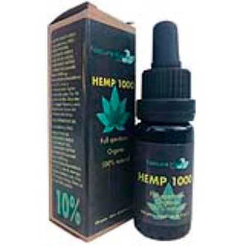 Huile de CBD 10% Hemp 1000 en flacon de 10 ml pour un dosage précis au quotidien