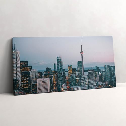 Peinture sur toile art mural 120x60cm pour salon moderne au décor urbain