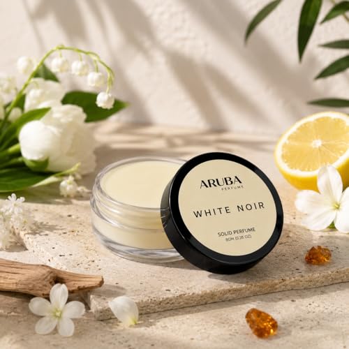 Image of Alcohol Free.Solid Perfumes | Wax Perfumes for Men & Women | Non-Greasy Cologne | Strong & Lasting Fragrance | Gifting Pack for Him & Her (White Noir)
