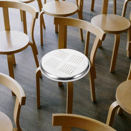 Pièce de rechange solide de tabouret rond en acier inoxydable