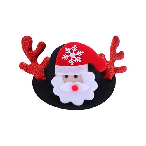 Amosfun – Chapéu de natal com chifres, chapéu, acessório de fantasia para cães, gatos e filhotes (ch