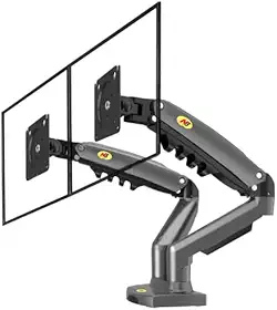 PIX Suporte 2 Monitores 17 a 27 Articulado com Pistão a Gás F160