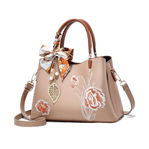 Sac à main femme brodé élégant pour le travail et le shopping quotidien