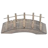 Kisangel 1 Pièce Pont Bois Miniature Décoration de Maison de Poupée et Jardin Accessoir...