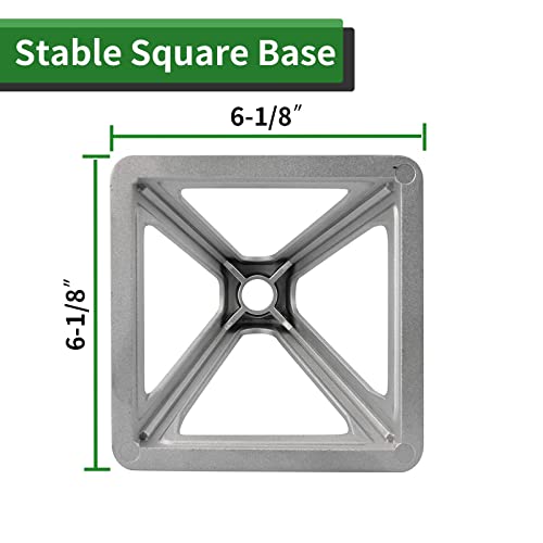 Image of RVGUARD RV Stack Jacks 2 Pack, Aluminum Stabilizer Jacks for RV Trailer Camper, Single Support Up to 6000 Lbs, Adjustable from 11 inch to 17 inch