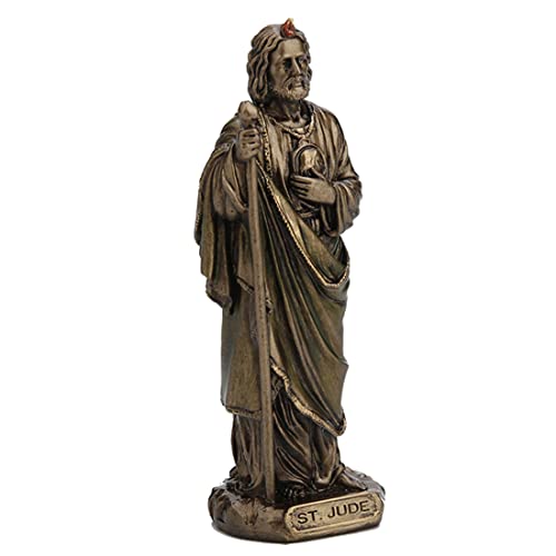 Estatua miniatura pintada a mano de San Judas Apóstol miniatura 3
