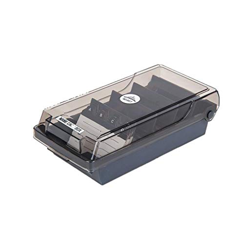 LOVIVER Capacidade: 500 Cartões Armazenamento De Arquivos De Caixa De Cartão De Índice De Suprimento