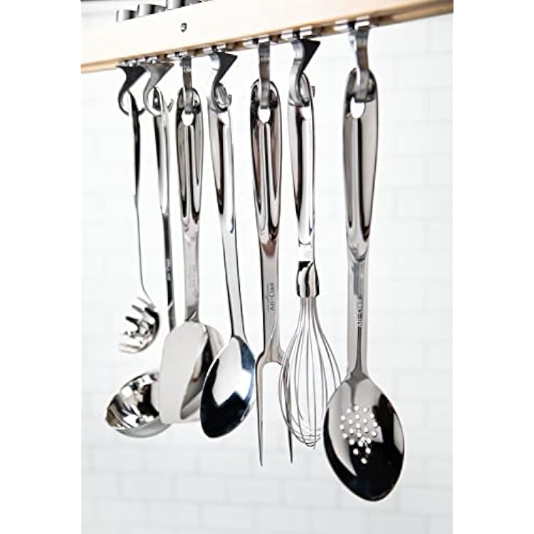 All-Clad Specialty Stainless Steel Kitchen Gadgets Slotted Turner Kitchen Tools, Kitchen Hacks Silver