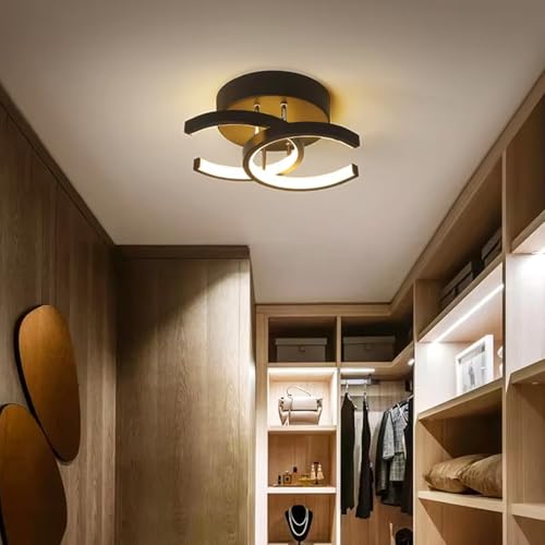 SINOMAN Elegant Ceiling Light Plastic Shade Interlocking Design