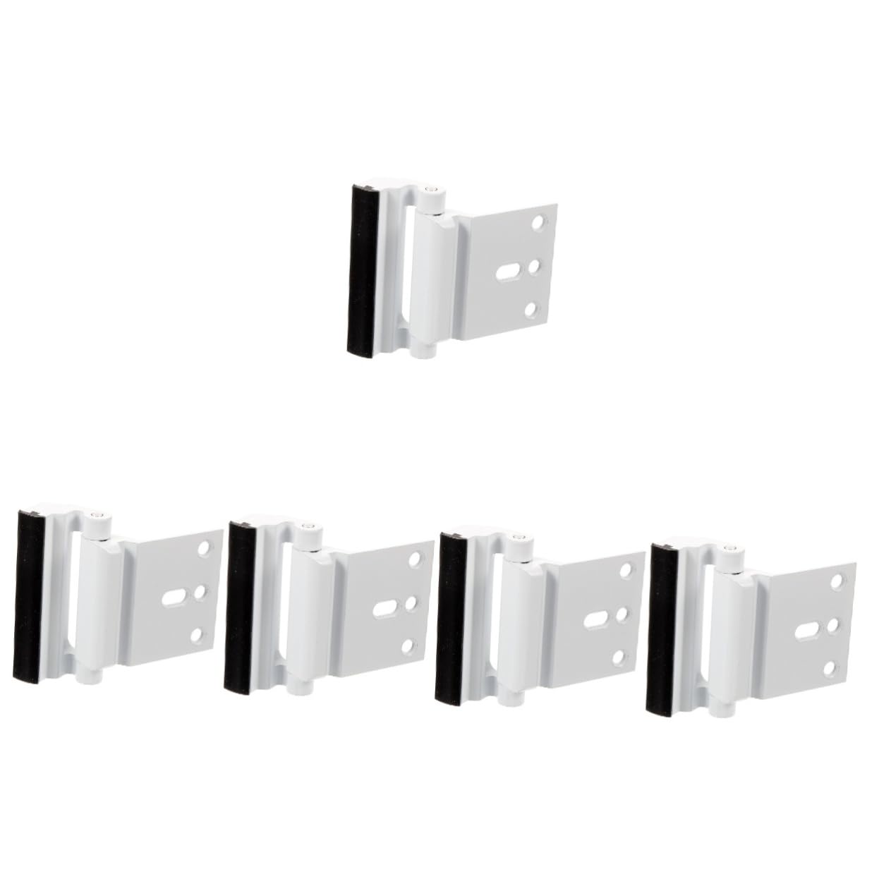 Serrure de porte anti-intrusion pour sécuriser la maison : renfort mécanique blanc en alu