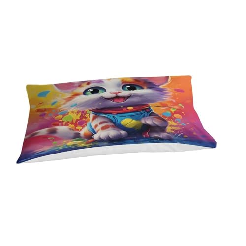 Housse de couette microfibre douce fermeture éclair cachée parure imprimée 3D lit simple - 5