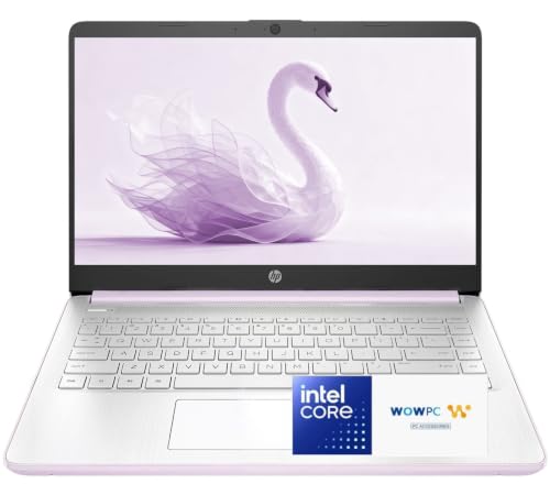 Image of HP 14 inch Laptop Computer, 2026 Edition, Intel N150 Processor, 4GB RAM, 128GB SSD, Long Battery Life, Windows 11