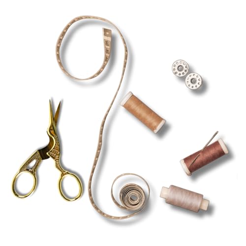 Tesoura Pássaro Dourado Ponta Fina Costura Sobrancelha