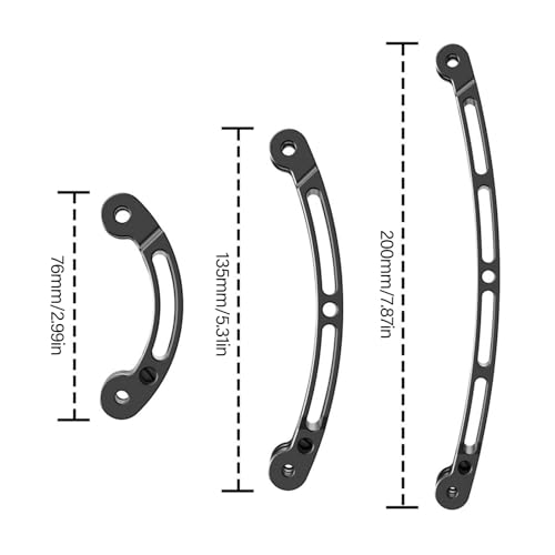 Brazo de extensión para casco de cámara en aluminio ligero y resistente 5