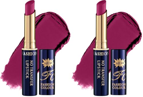 Image of Fashion Colour Lip Super Stay | Non Transferable Lipstick Waterproof | Lipsticks For Women Waterproof | 12-Hour Stay | Matte Finish | Long-Lasting | Highly Pigmented | Bold Colours (Vivid Lilac, 2.6)