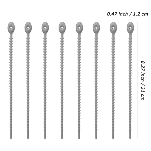 Correas de cable elásticas y reutilizables de goma de silicona multiusos 3