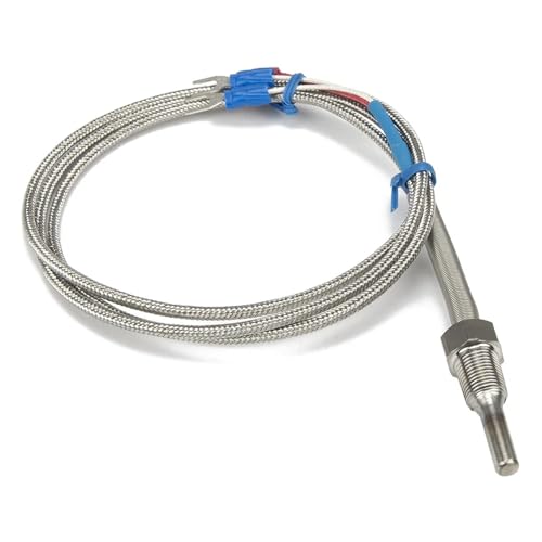 Sensor PT100 para control térmico exacto con sonda de 30mm y cable reforzado 4