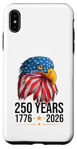 250 Anniversary USA Patriotic Eagle 250th 4th of July 2026 �X�}�z�P�[�X iPhone XS Max �p
