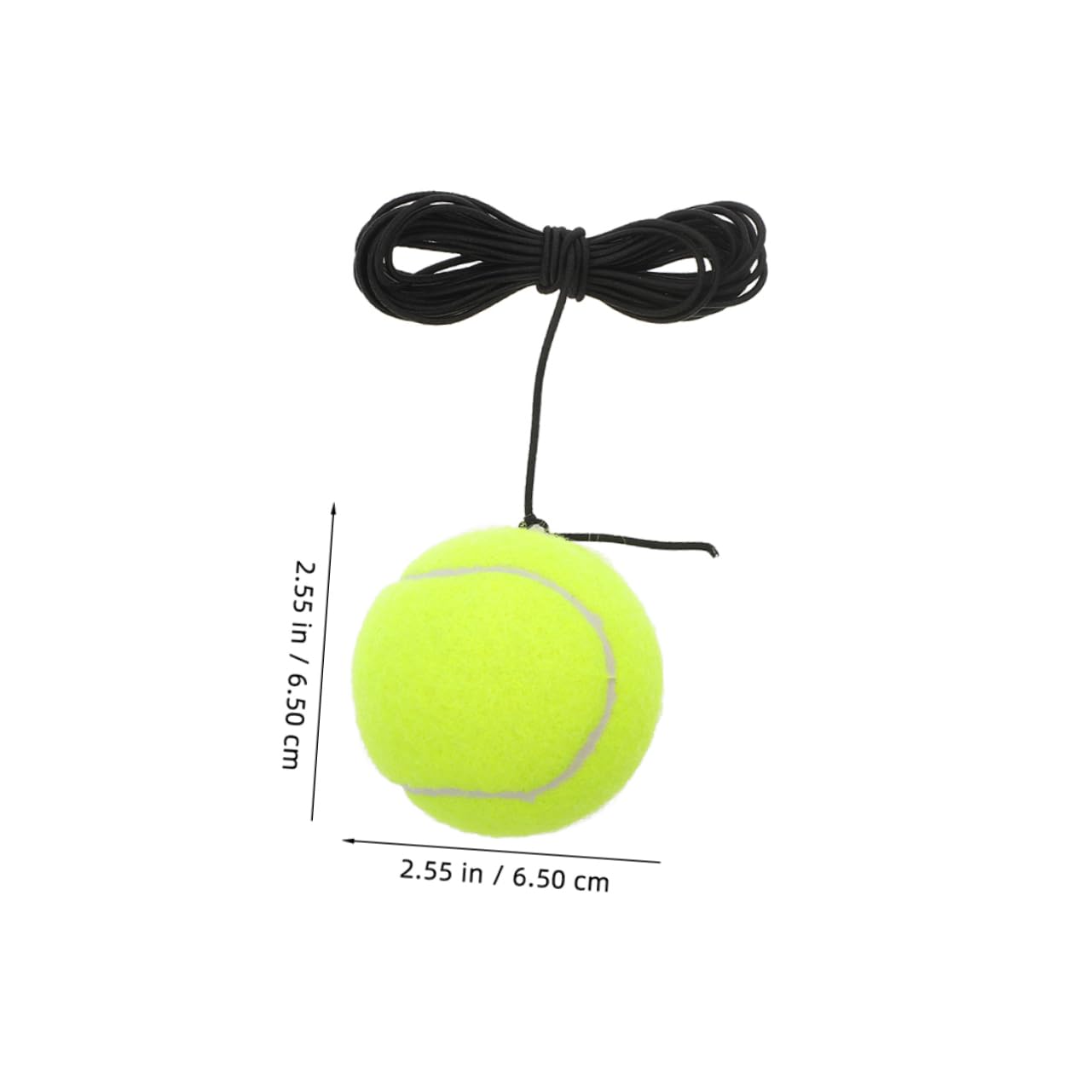 FOMIYES 2pcs Tennis Training Aid with Rebound Ball Tennis Trainer Rebound Ball Set Tennis Practicing Device for Singles
