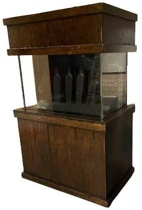 PNW Custom 40oz Micro Reef Desktop Aquarium Stand Cover (Jacobean Stain/Varnish)