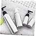 CANIGHT 4pcs Spiral Aluminum Empty Sub Bottles with Pump Refillable Dispensers for Shampoo Lotion Body Wash Convenient and Easy to Refill for All Your Cosmetic Needs
