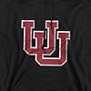 University of Utah Official Distressed Primary Unisex Adult Pull-Over Hoodie,Black, X-Large #1