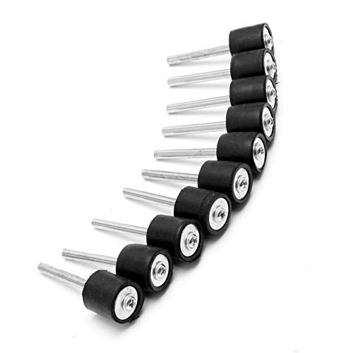 Qiyuduola 10Pcs Drum Rubber Mandrels 1/8 Inch Shank thumb #4