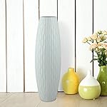Stonebriar SB-5076C Beach Nostalgia Large Weathered Pale Ocean Wood Vase, Light Blue, 15.7" - Image 5