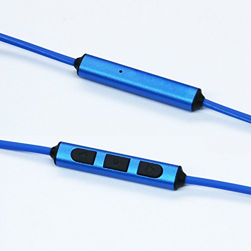 Ketdirect Ofc Tangle-Free Replacement Cable Remote Volume & Microphone For Sol Republic Master Tracks Hd V8 V10 V12 X3 Headphone Compatible With Iphone Samsung & Some Android Phone Blue #TOP3