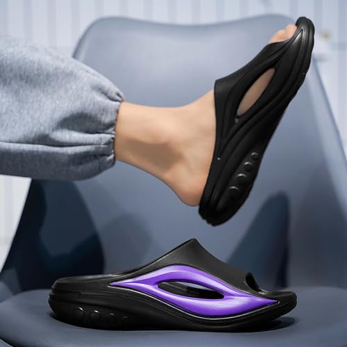 Men's Shallow Mouthed Lightweight Wide Edition Anti Slip Casual Beach Wading Shoes4