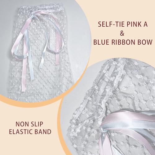 Image of Triplewood Summer Lace Flared Leg Warmers Y2K Leg Sleeves for Women Rave Bownot Leg Socks Hollow Out Leg Sleeves
