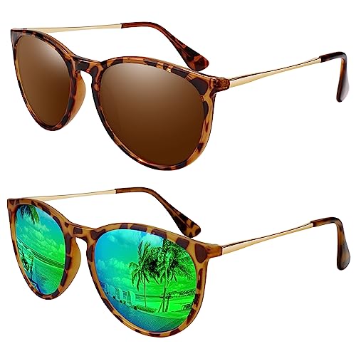 Linvo Gafas De Sol Mujer Hombre Polarizadas Retro Vintage Gafas De Sol Redonda Potección Uv Linvo Gafas De Sol Mujer Hombre Polarizadas Retro Vintage Gafas De Sol Redonda Potección Uv