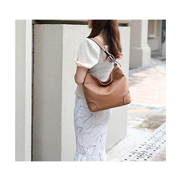 MKF-Hobo-Purses-for-Women--PU-Leather-Designer-Hobo-Shoulder-Handbag--Top-Handle-Pocketbook MKF Collection Hobo Purses for Women,Vegan Leather Handbag Slouchy Womens Shoulder bag – Fashion Top Handle Pocketbook