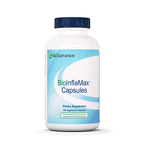 Nutra BioGenesis - BioInflaMax Capsules - Turmeric, Boswellia and Ginger to Help Support Body's Normal Inflammatory Response - Gluten Free, Vegan, Non-GMO - 150 Capsules