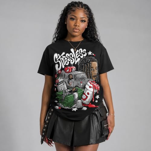 Image of DopeSkill Graphic Tee Streetwear Hip Hop Hypebeast Street Style Unisex T-Shirt Sneaker Colour Matching Shirts Cool Flexing