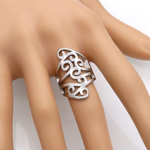 Jude Jewelers Stainless Steel Braided Knot Waved Chunky Style Wedding Engagement Promise Cocktail Party Ring2