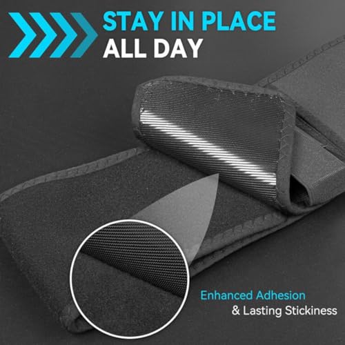 HOUSON Verstellbares Taillenholster，Bauchband Holster Pistolenhalfter Verstellbarer Belly Band mit Mag Pouch Tasche 115cm